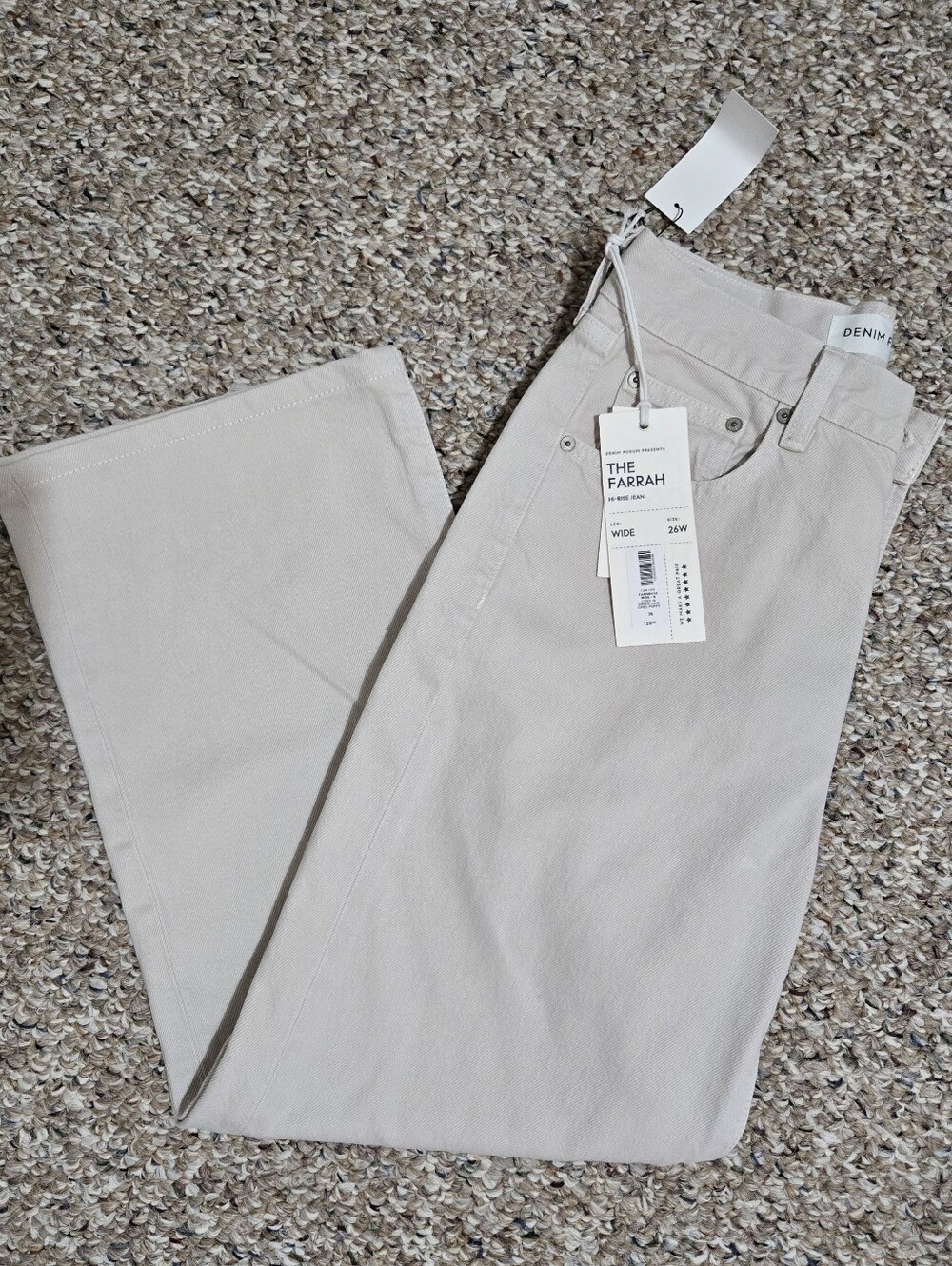 *nwt* aritzia denim forum farrah high rise